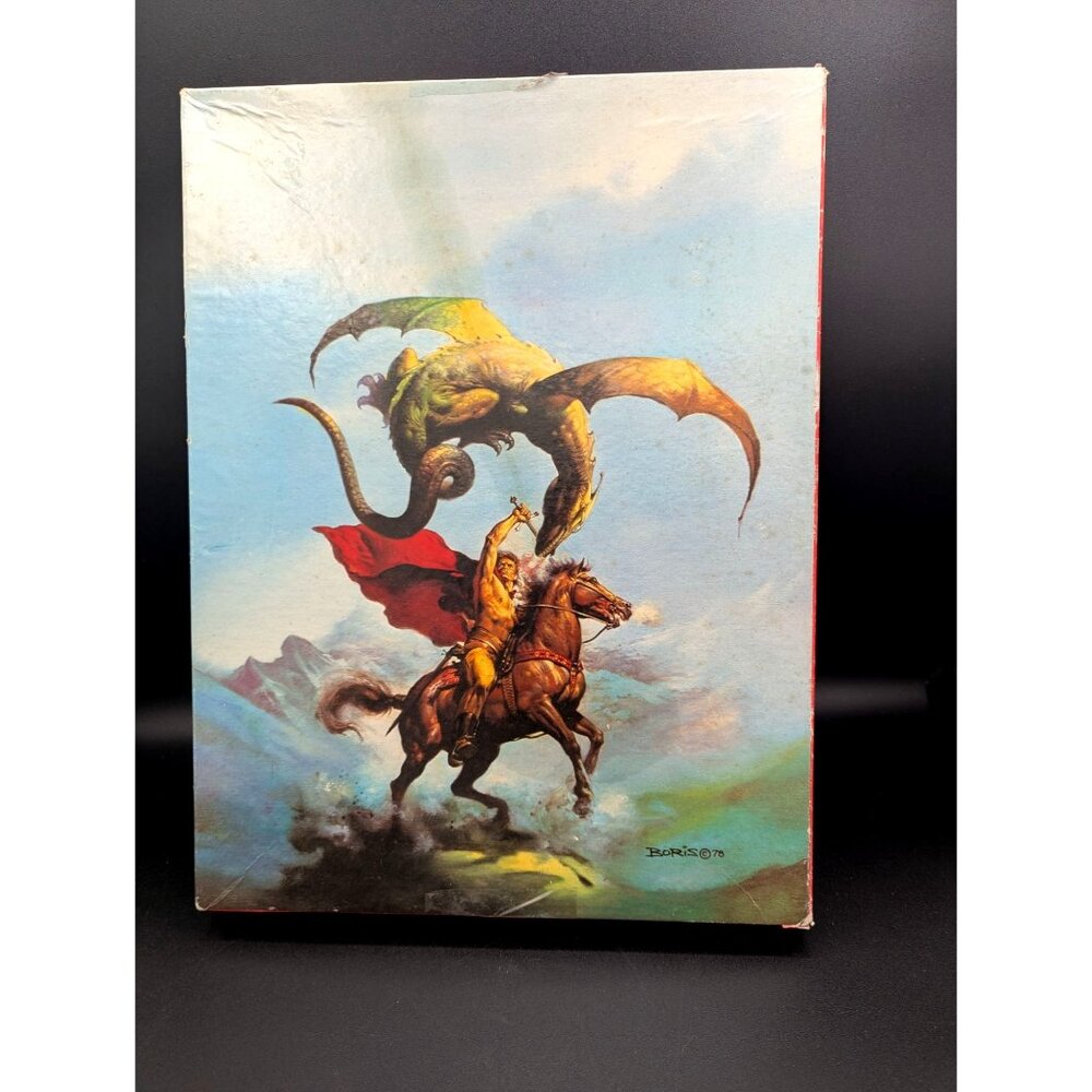 Waddingtons Fantasie Puzzle Flying Serpent By Boris Vallejo 750 Pieces Vintage 1